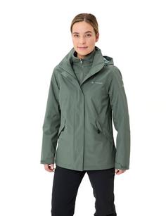 Rückansicht von VAUDE Women's Rosemoor 3in1 Jacket II Outdoorjacke Damen agave