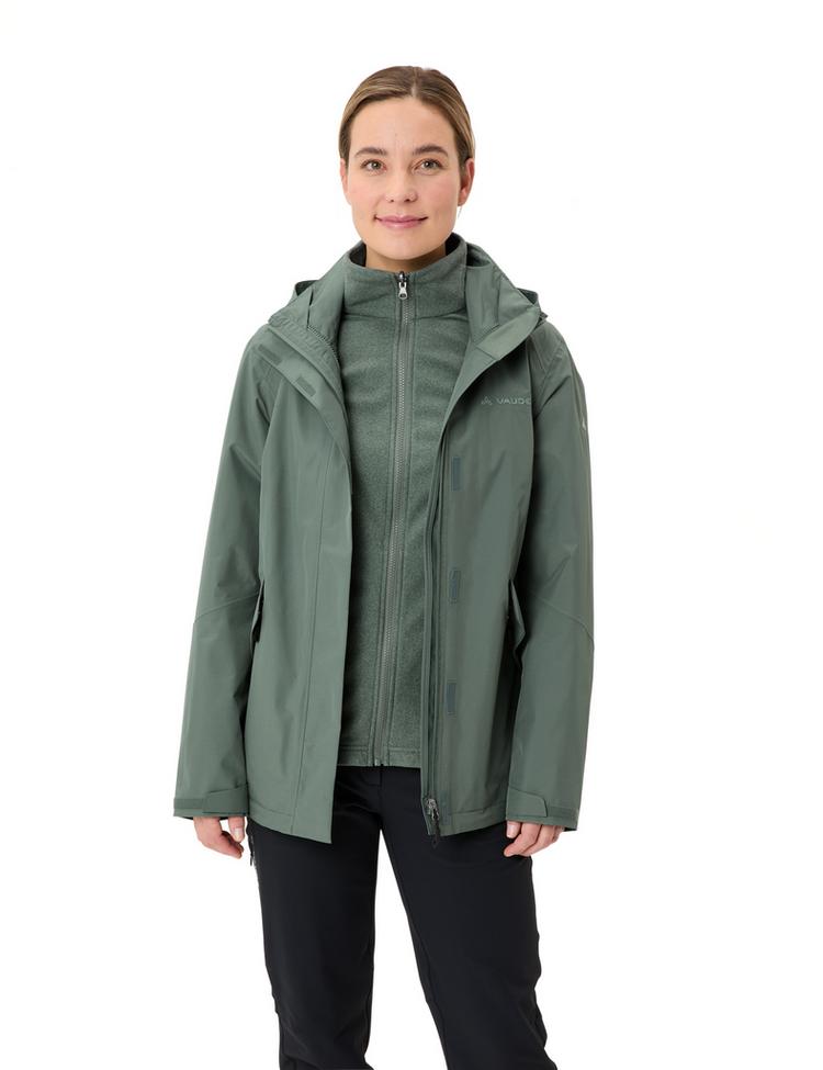 VAUDE VAUDE Women's Rosemoor 3in1 Jacket II Outdoorjacke Damen - agave - 6 | SportScheck