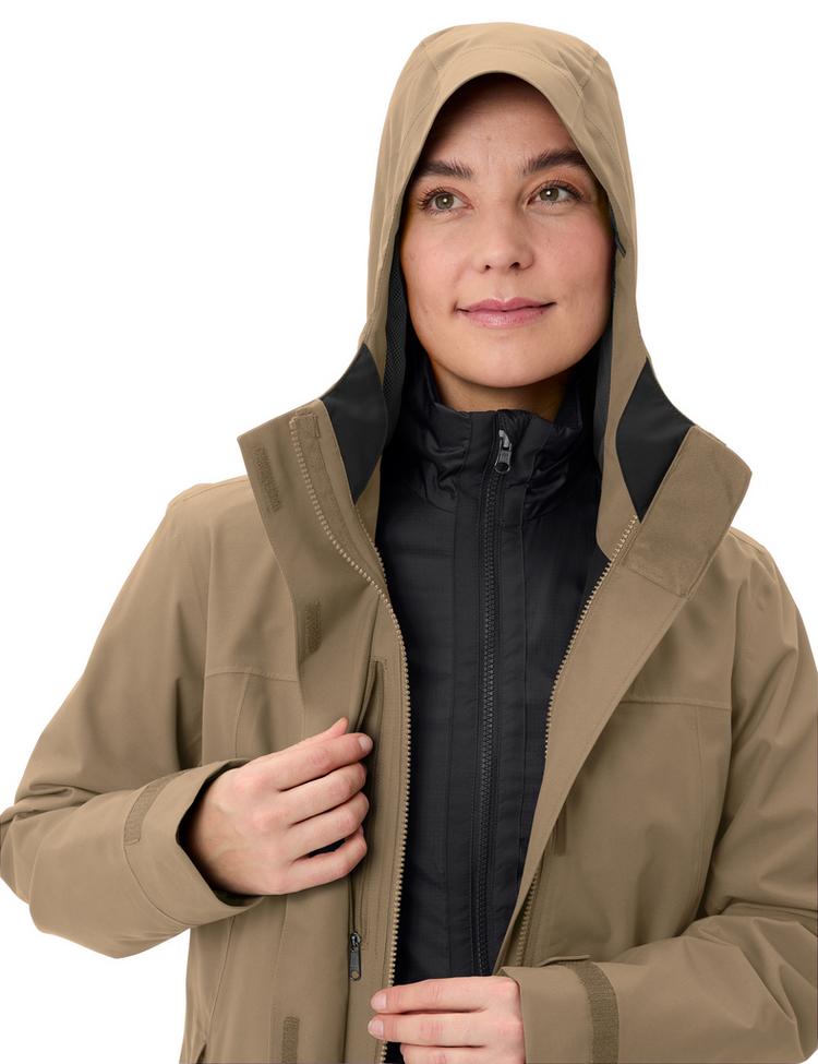 VAUDE VAUDE Women's Neyland 3in1 Jacket Outdoorjacke Damen - oat - 0 | SportScheck