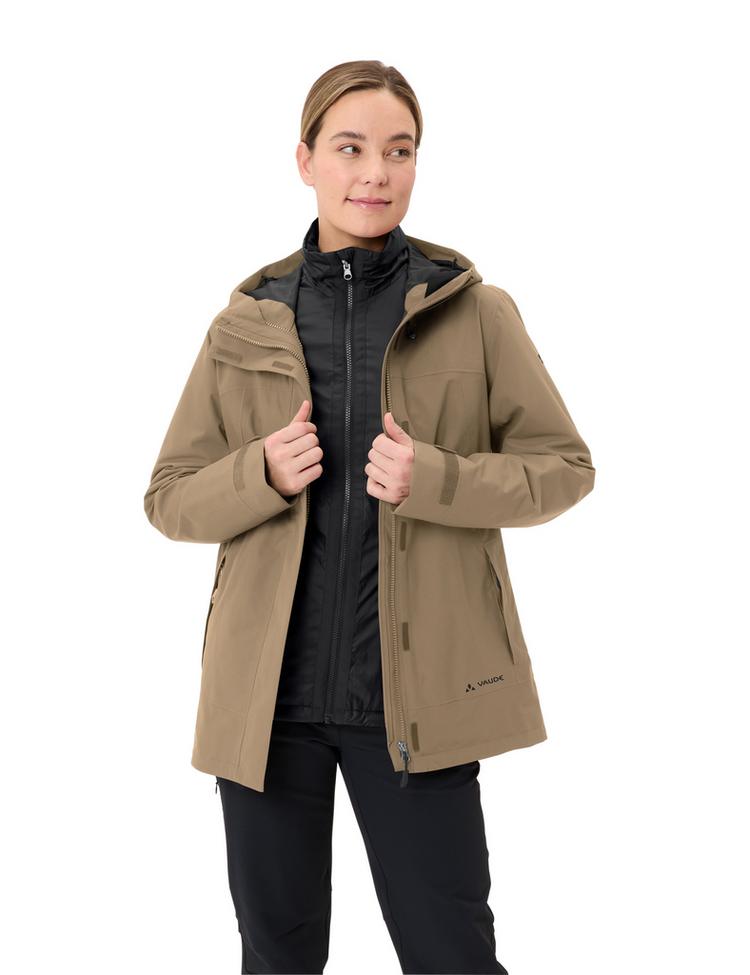 VAUDE VAUDE Women's Neyland 3in1 Jacket Outdoorjacke Damen - oat - 6 | SportScheck