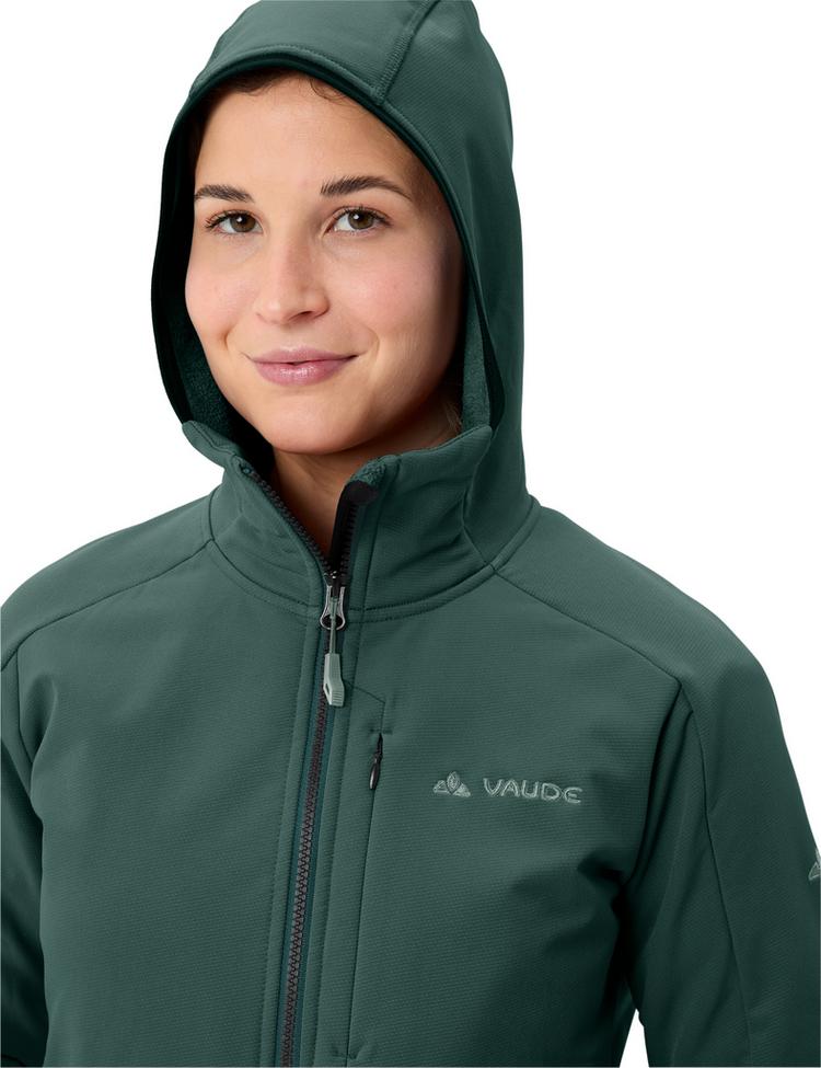 VAUDE VAUDE Women's Elope Stormfleece Hoody Outdoorjacke Damen - deep pond - 0 | SportScheck