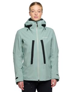 Rückansicht von VAUDE Women's Monviso 2,5L Jacket Outdoorjacke Damen dusty fern