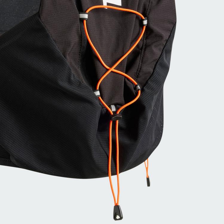 adidas adidas Terrex Trailrunning Techrock Weste 12 L Trinksystem - Black / White / Impact Orange - 3 | SportScheck
