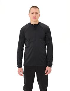 Rückansicht von VAUDE Men's Qimsa Halfzip LS Shirt T-Shirt Herren black