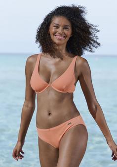 Rückansicht von VENICE BEACH Bikini-Hose Bikini Hose Damen lachs