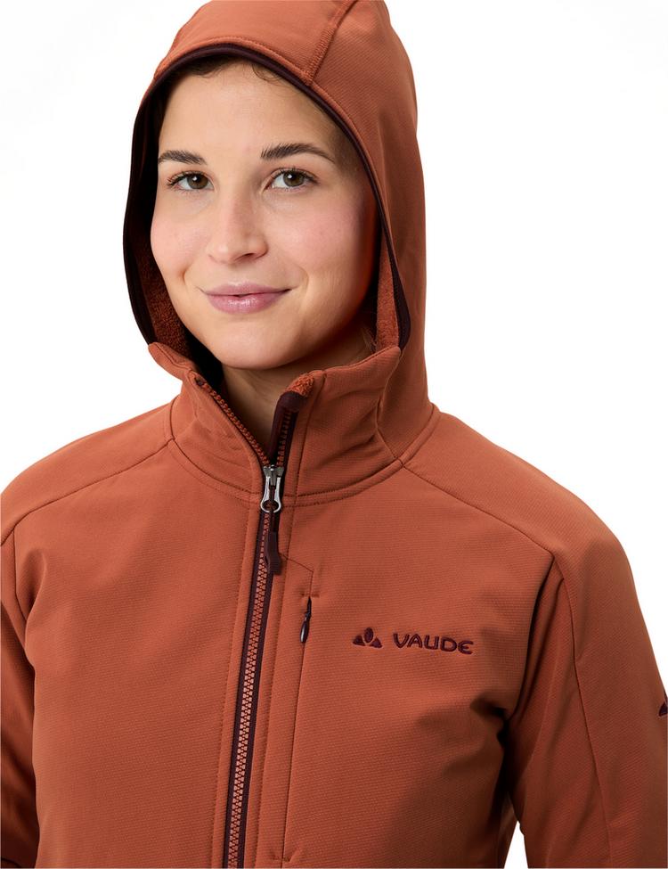 VAUDE VAUDE Women's Elope Stormfleece Hoody Outdoorjacke Damen - buckeye - 0 | SportScheck
