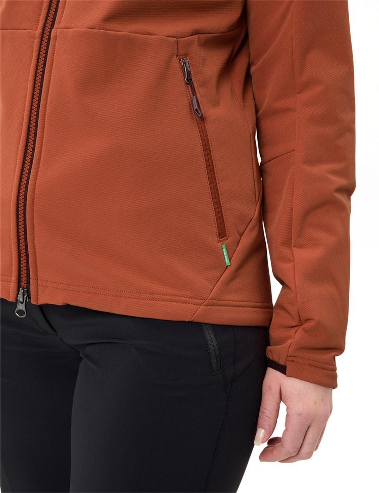 VAUDE VAUDE Women's Elope Stormfleece Hoody Outdoorjacke Damen - buckeye - 1 | SportScheck