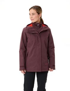 Rückansicht von VAUDE Women's Neyland 3in1 Jacket Outdoorjacke Damen dark oak