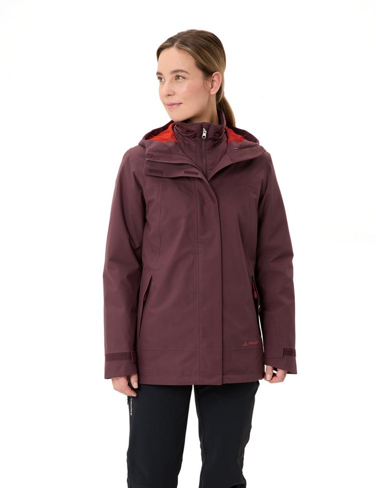 VAUDE VAUDE Women's Neyland 3in1 Jacket Outdoorjacke Damen - dark oak - 0 | SportScheck
