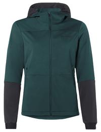 VAUDE Women's Qimsa Hooded Softshell Jacket Outdoorjacke Damen - deep pond