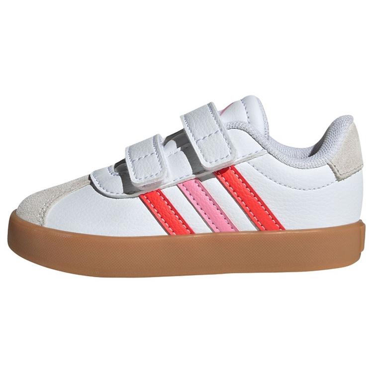 adidas adidas VL Court 3.0 Kids Schuh Sneaker Kinder - Cloud White / Bright Red / Bliss Pink - 0 | SportScheck