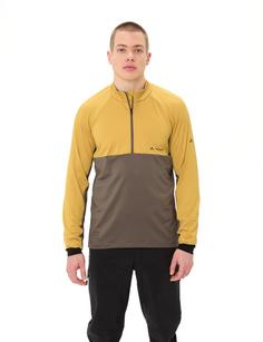 Rückansicht von VAUDE Men's Qimsa Halfzip LS Shirt T-Shirt Herren savanna