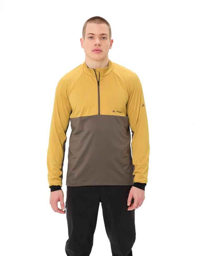VAUDE VAUDE Men's Qimsa Halfzip LS Shirt T-Shirt Herren - savanna - 0 | SportScheck