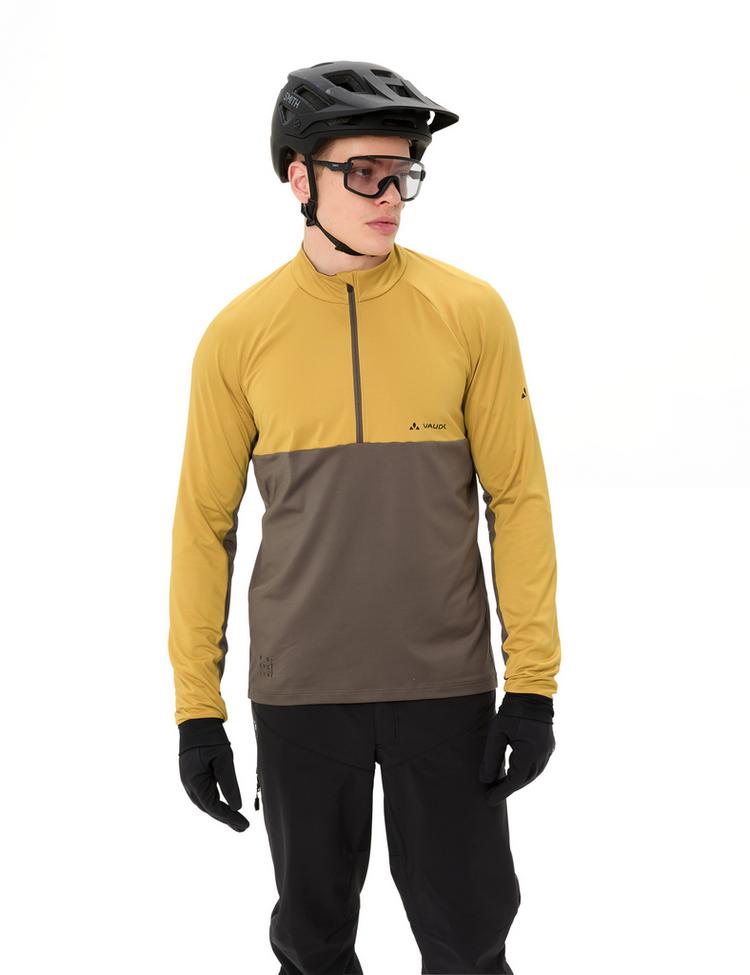 VAUDE VAUDE Men's Qimsa Halfzip LS Shirt T-Shirt Herren - savanna - 2 | SportScheck