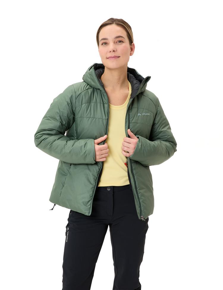 VAUDE VAUDE Women's Neyland Hooded Insulation Jacket Outdoorjacke Damen - agave - 2 | SportScheck