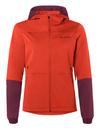 VAUDE Women's Qimsa Hooded Softshell Jacket Outdoorjacke Damen - glowing red