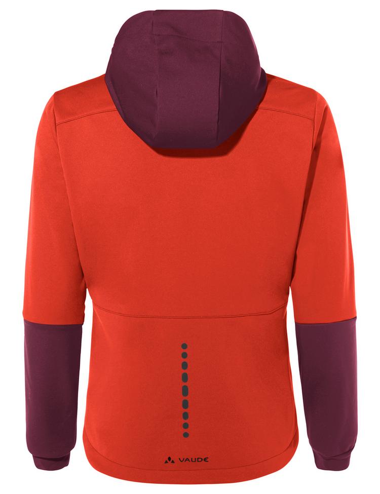 VAUDE VAUDE Women's Qimsa Hooded Softshell Jacket Outdoorjacke Damen - glowing red - 0 | SportScheck