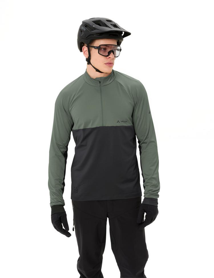 VAUDE VAUDE Men's Qimsa Halfzip LS Shirt T-Shirt Herren - agave - 2 | SportScheck