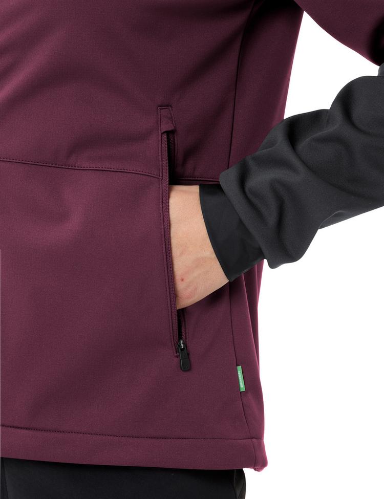 VAUDE VAUDE Women's Qimsa Hooded Softshell Jacket Outdoorjacke Damen - cassis uni - 0 | SportScheck