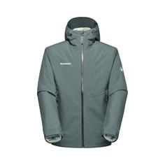 Mammut Alto Light 3in1 Hooded Hardshelljacke Herren strata-silver sage