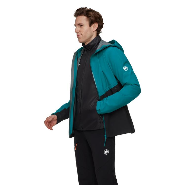 Mammut Mammut Alto Light 3in1 Hooded Hardshelljacke Herren - deep teal-black - 2 | SportScheck