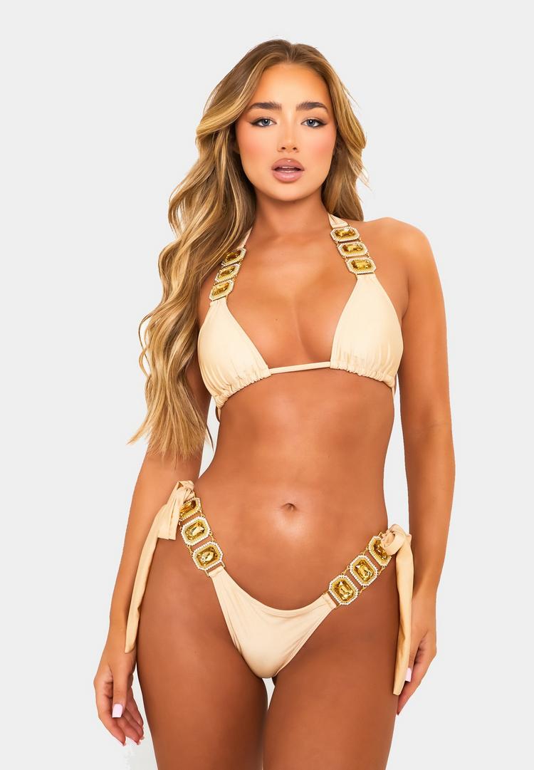 Moda Minx Moda Minx Boujee Bikini Hose Damen - Champagne - 0 | SportScheck