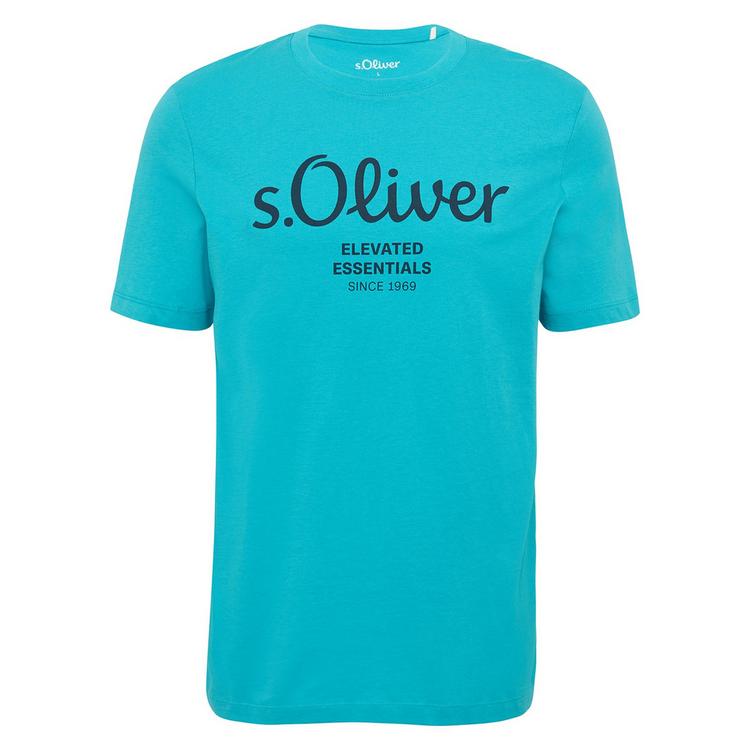 S.OLIVER S.OLIVER T-Shirt T-Shirt Herren - Rot/T&uuml;rkis/T&uuml;rkis/Gr&uuml;n - 2 | SportScheck