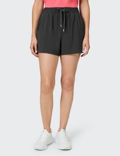 Rückansicht von VENICE BEACH VB Tilly Shorts Damen anthracite