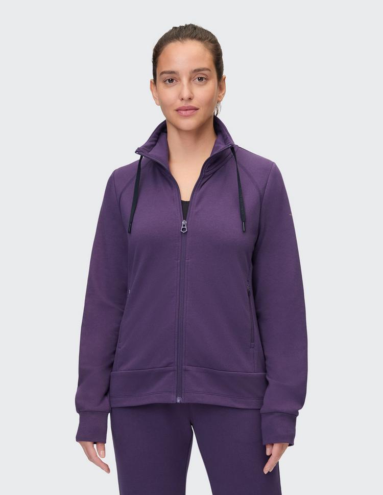 VENICE BEACH VENICE BEACH VB Florence Sweatjacke Damen - eggplant - 0 | SportScheck
