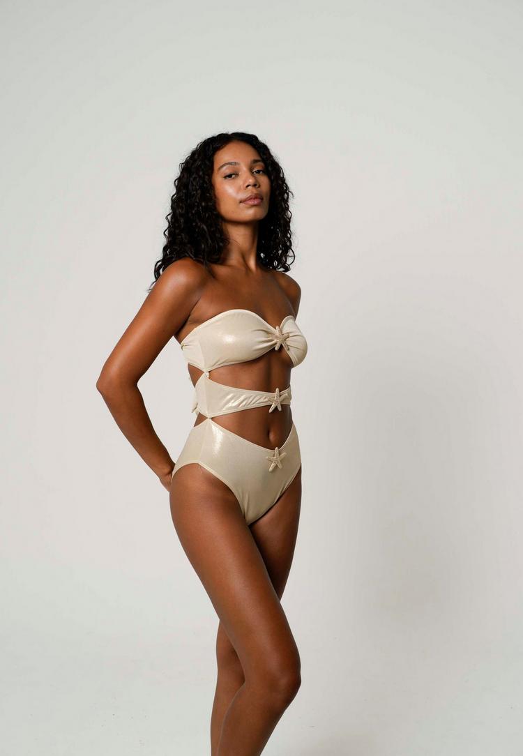 Moda Minx Moda Minx Badeanzug Damen - Gold - 2 | SportScheck