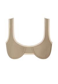 Moda Minx Bikini Oberteil Damen - Stone