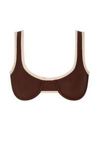 Moda Minx Bikini Oberteil Damen - Coffee