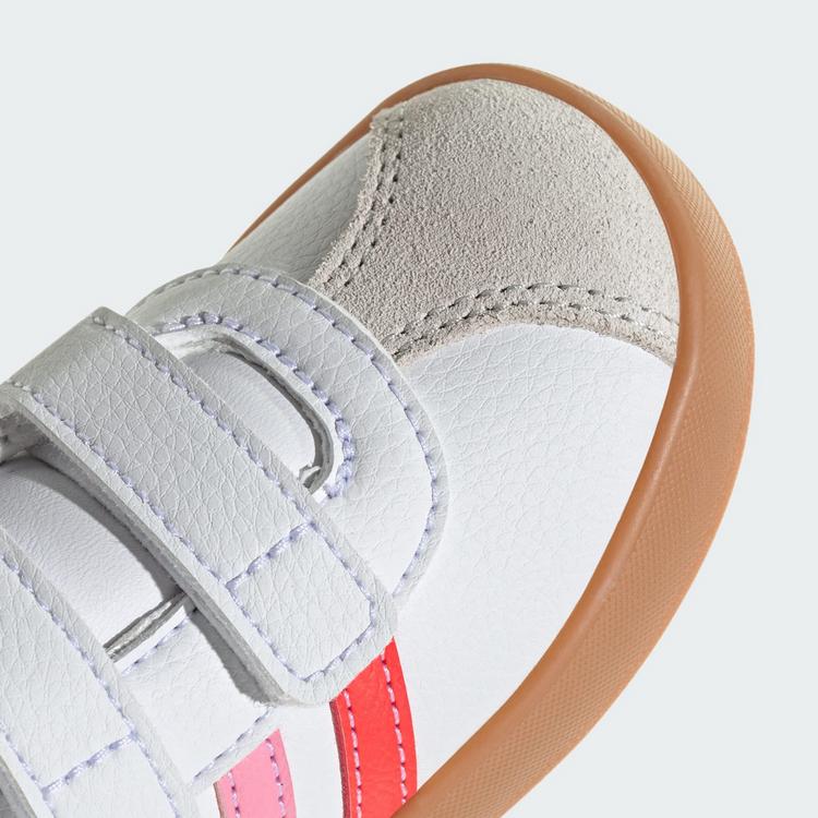 adidas adidas VL Court 3.0 Kids Schuh Sneaker Kinder - Cloud White / Bright Red / Bliss Pink - 6 | SportScheck