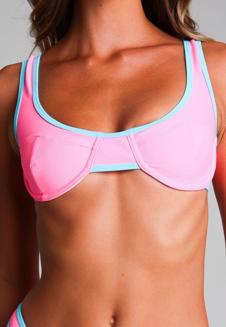 Moda Minx Moda Minx Bikini Oberteil Damen - Candy Pink - 2 | SportScheck