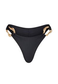 Moda Minx Irregular Hoop Bikini Hose Damen - Black