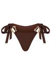 Moda Minx Hoop Tie Bikini Hose Damen - Brown