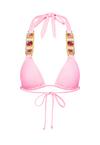 Moda Minx Boujee Triangle Top Bikini Oberteil Damen - pink