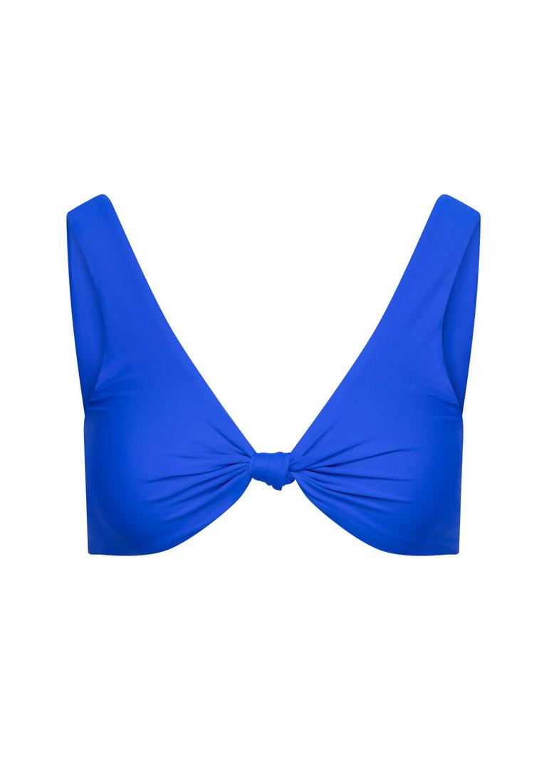 Moda Minx Moda Minx SIMPLE SWIM KNOT TOP Bikini Oberteil Damen - Azure Blue - 0 | SportScheck