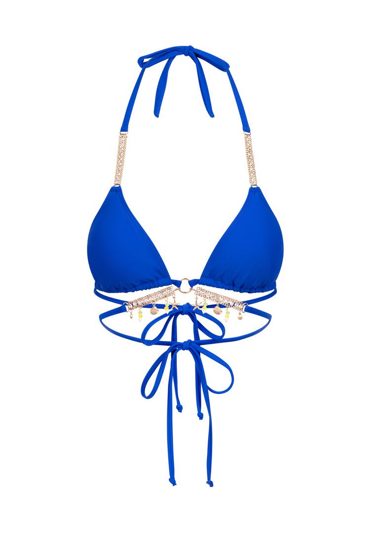 Moda Minx Moda Minx Seychelles Triangle Wrap Top Bikini Oberteil Damen - blue - 0 | SportScheck