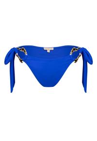 Moda Minx Irregular Hoop Tie Bikini Hose Damen - Azure Blue