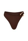 Moda Minx Irregular Hoop Bikini Hose Damen - Brown