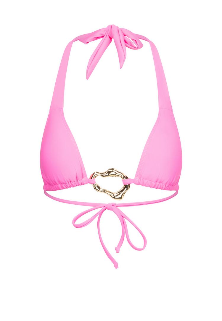 Moda Minx Moda Minx IRREGULAR HOOP SINGLE HOOP TRIANGLE TOP Bikini Oberteil Damen - Barbie Pink - 0 | SportScheck