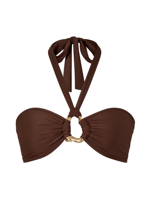 Moda Minx Irregular Hoop Bikini Oberteil Damen