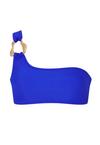 Moda Minx Irregular Hoop Bikini Oberteil Damen - Blue