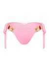 Moda Minx Boujee Tie Side Brazilian Bikini Bottom Bikini Hose Damen - pink
