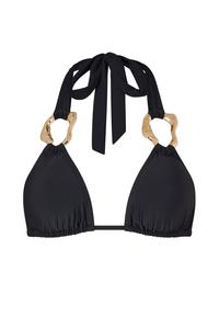 Moda Minx Irregular Hoop Bikini Oberteil Damen - Black