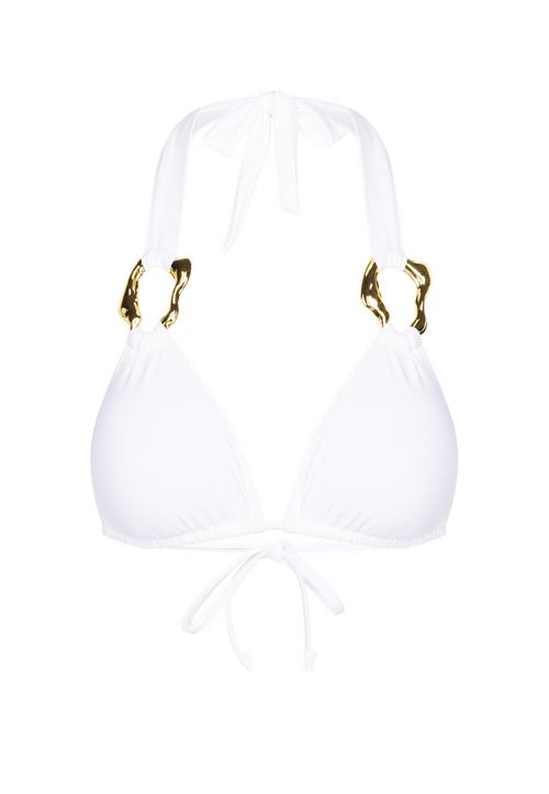 Moda Minx Irregular Hoop Triangle Top Bikini Oberteil Damen