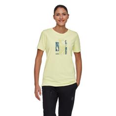 Rückansicht von Mammut Core Alpine Flower T-Shirt Damen sulai