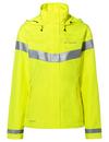 VAUDE Women's Luminum Rain Jacket Fahrradjacke Damen - neon yellow
