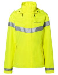 VAUDE Women's Luminum Rain Jacket Fahrradjacke Damen - neon yellow